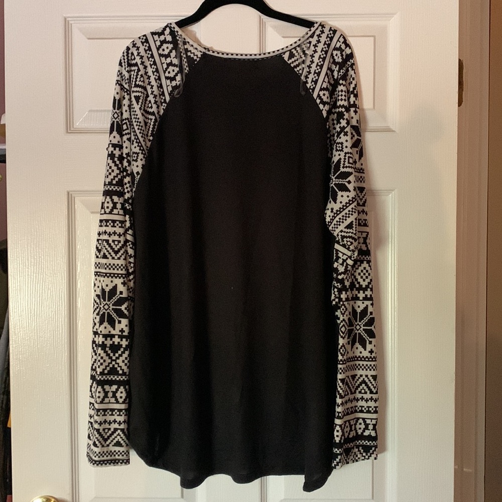 Fair isle baseball tee - Picture 4 of 4